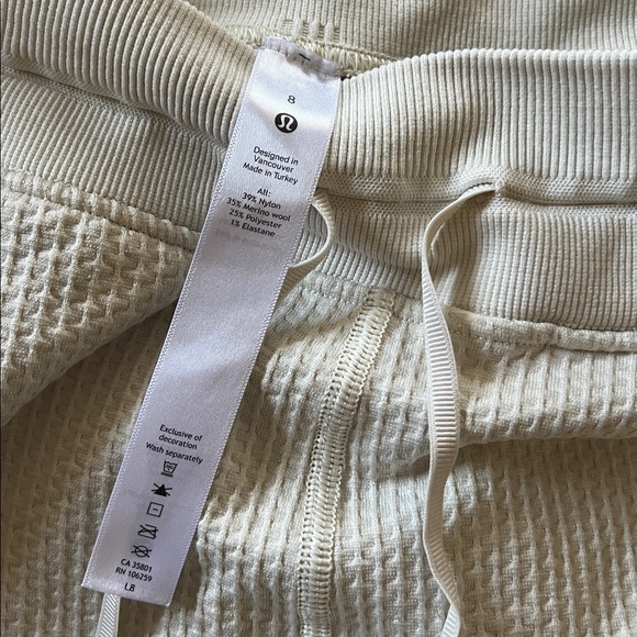 Lululemon Athletica women’s jogger 8 waffle knit - Picture 8 of 11